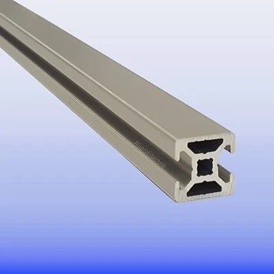 MARKENLOS Alu Profil 20 x 20 Nut 6 B 2N 180° Grad Alu silber eloxiert Nutprofil Aluprofil