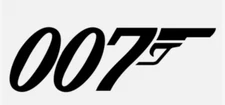 007 James Bond Sticker Vinyl Decal Gun Wall Car Window Truck Bumper Auto Cup