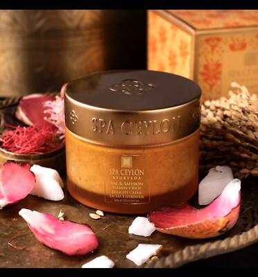 Sal & Saffron   Vitamin E Rich   Delicate Creme Facial Exfoliator   100g