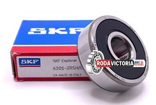 SKF 6301 2RSH C3 DEEP GROOVE BALL BEARING, RUBBER SEALED 12x37x12mm
