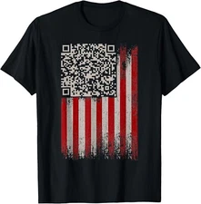 Funny QR President Trump Dancing Dance Code Unisex T-Shirt