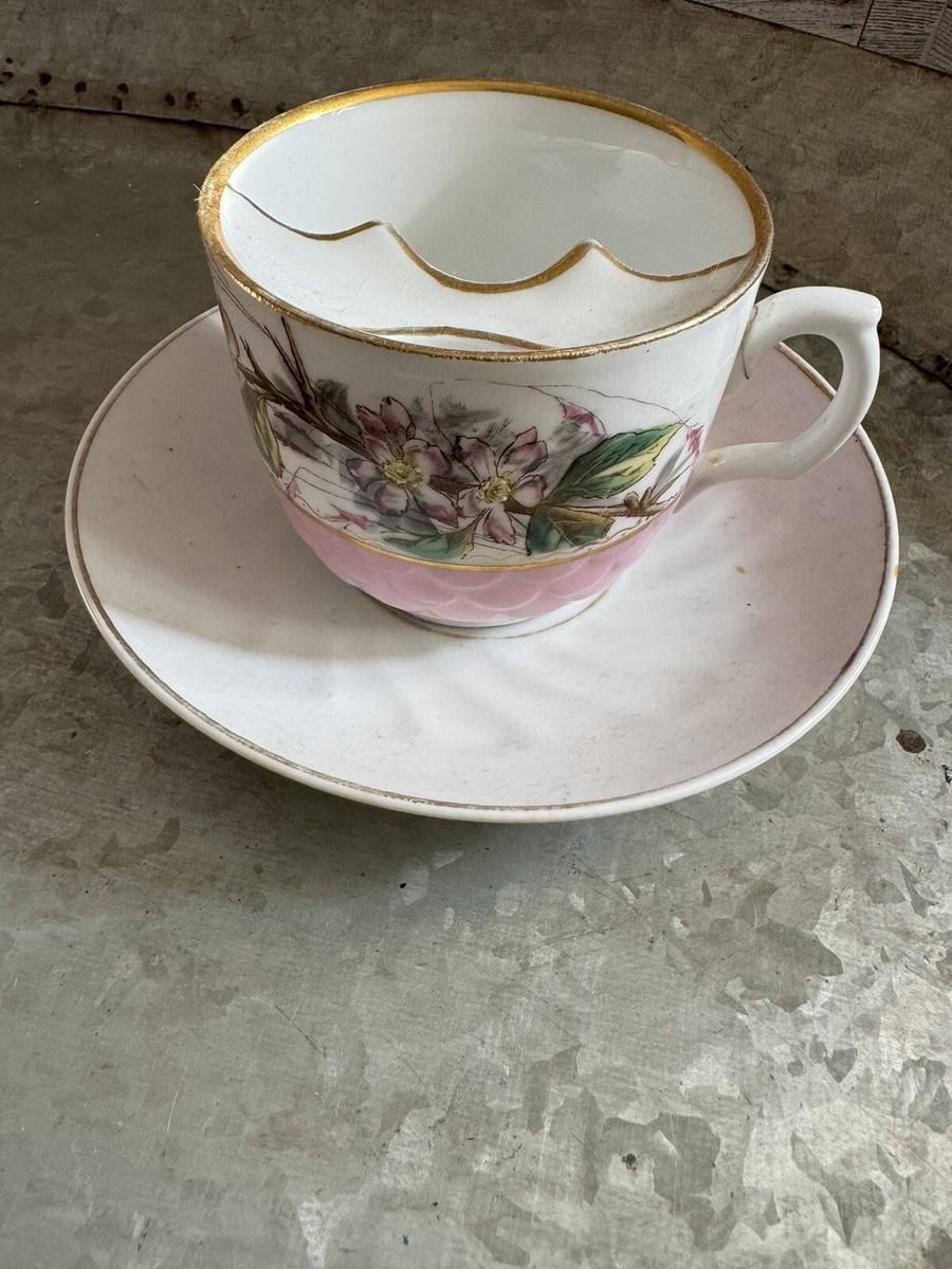 時代古作品　茶碗　3点　G Vintage 5603 Japanese moustache Cup And Saucer | eBay