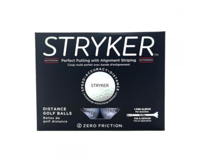 Zero Friction STRYKER Puttingbälle 12er Pack weiß NEU VERSIEGELT! SCHNELLER KOSTENLOSER VERSAND!