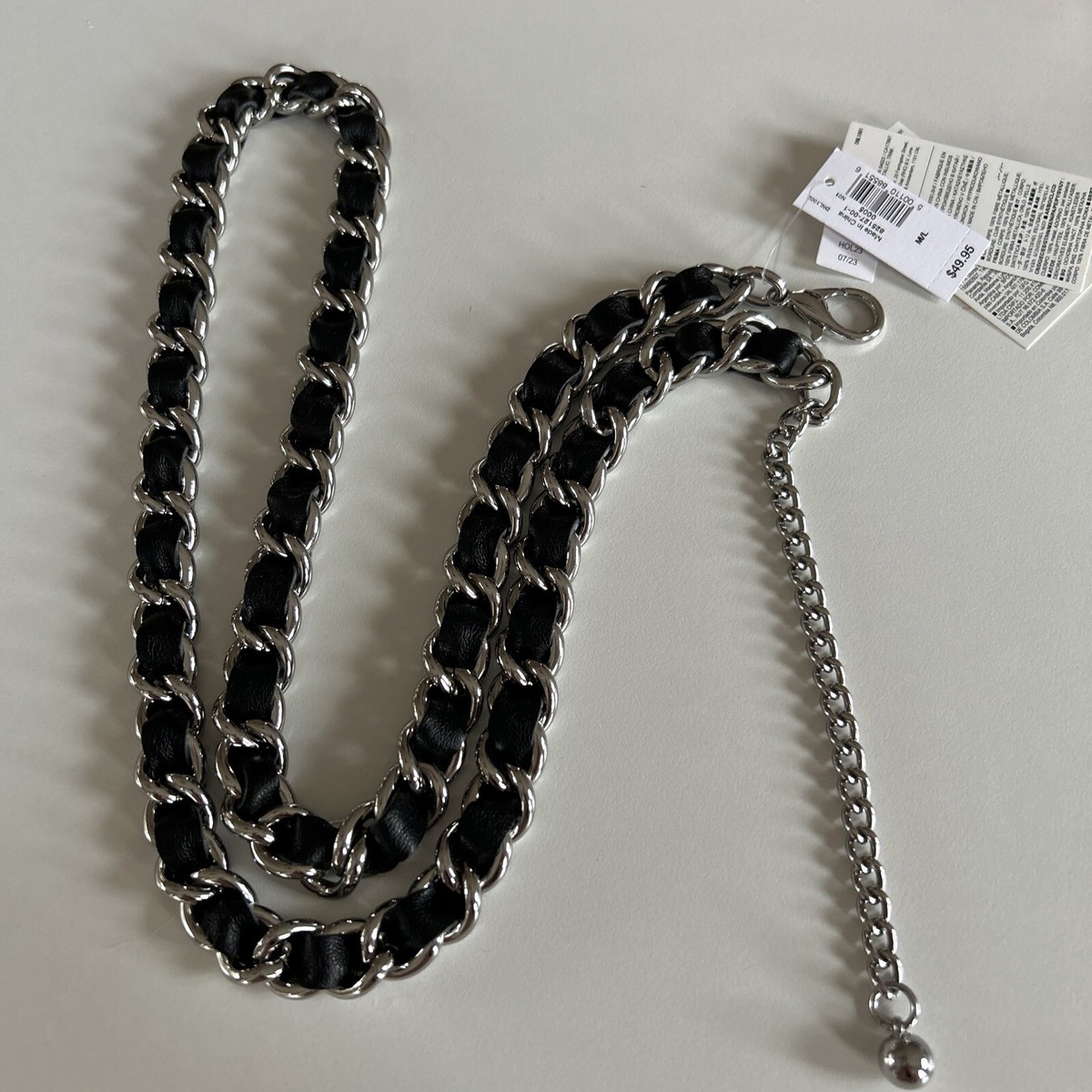 Gap Chain Link Fashion Belt Hip Waist Size M/L NWT | eBay