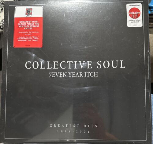 Collective Soul- 7Even Year Itch Greatest Hits (Red & Yellow Swirl Vinyl LP) New
