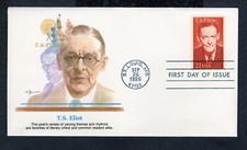 1986 Stamp #2239 T.S. Eliot FDC Fleetwood