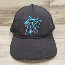 Miami Marlins Hat Cap Strap Back Youth OC Sports Team MLB Black