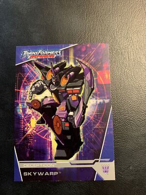 #55 Skywarp decepticon￼  2003 Fleer Transformers Armada Cb27