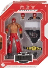 WWE Ultimate Edition Rey Mysterio Action Figure in Red Outfit