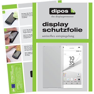2x Schutzfolie für Sony Xperia Z5 Compact  matt Display Folie dipos