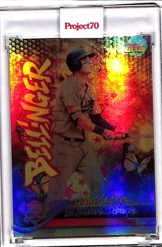 2021 TOPPS PROJECT 70 #761 - CODY BELLINGER BY RISK - RAINBOW FOIL 10/70