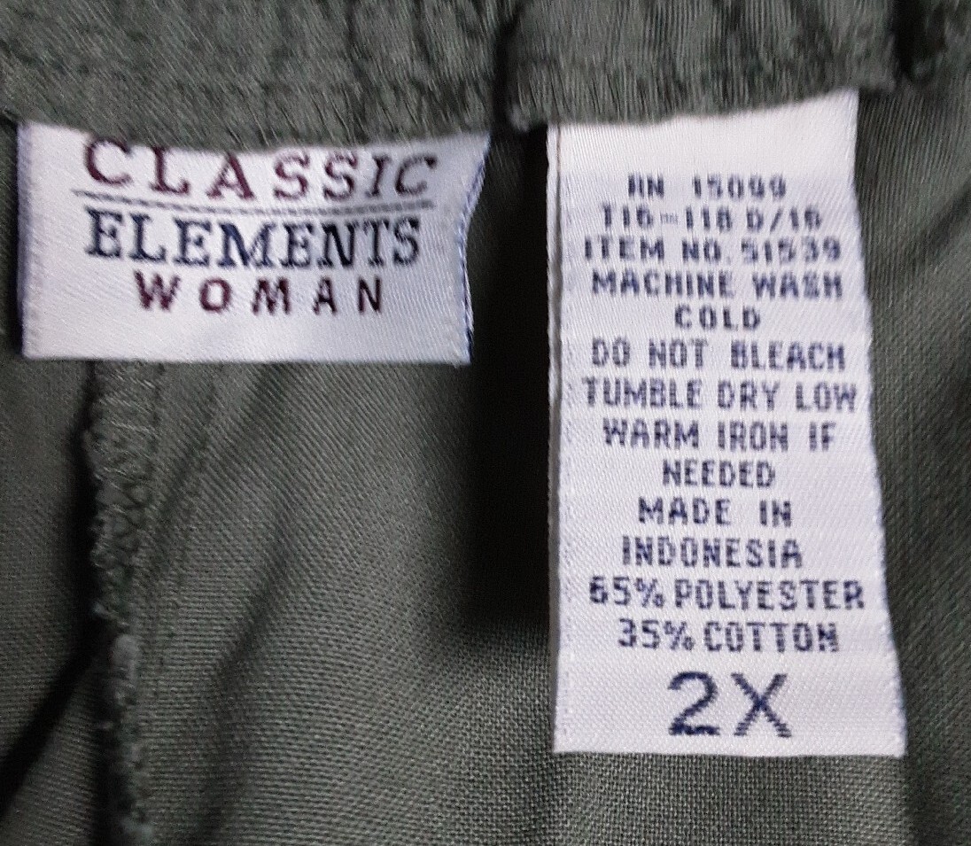 Classic Elements Elastic Waist Shorts Womans Plus… - image 5