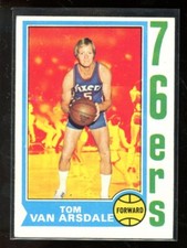 1974-75 TOPPS #20 TOM VAN ARSDALE 76ERS EXMINT A01457