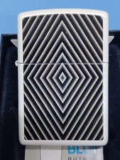 Zippo Diamond Bull's Eye White Matte 28039