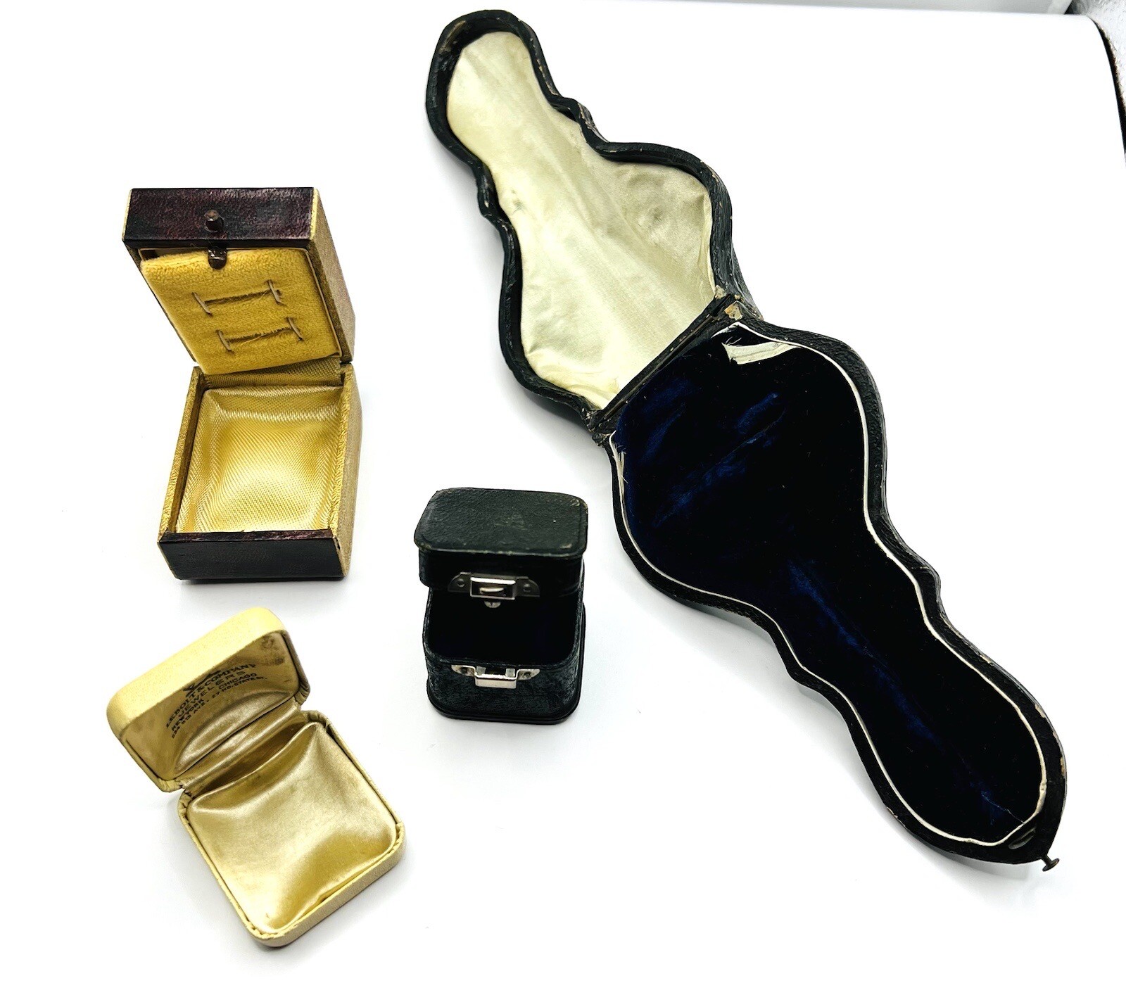 VINTAGE GROUP LOT OF ANTIQUE JEWELRY PRESENTATION BOXES eBay