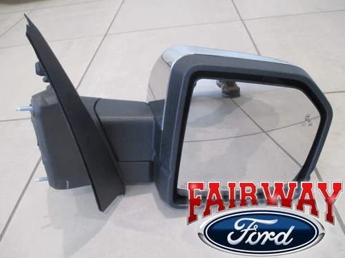 15 thru 17 F-150 OEM Ford Heat Signal Fold BLIS Mem RH Pass Mirror  FL3Z17682NB
