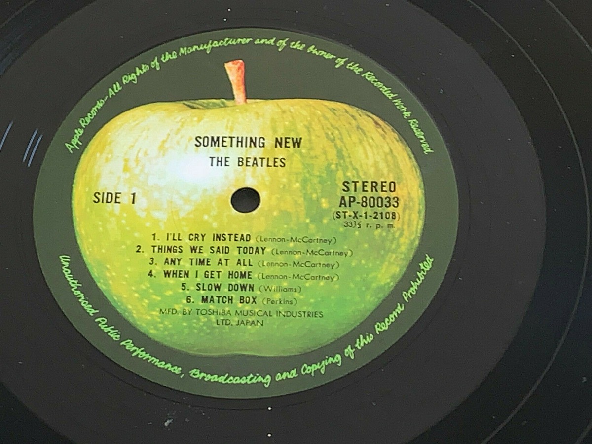 The Beatles Something New AP-80033 レコード THE BEATLES Something New APPLE RECORDS JAPAN Vinyl LP AP
