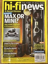 HI-FI NEWS Record Review Magazine VOL 67  Issue 13 Dec 2022 Max Or Mini￼