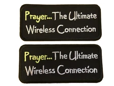 PATCH Prayer ultimate wireless connection gift  embroidered morale UGET2 #1109