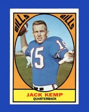 Near-Mint 1967 Jack Kemp Topps Football Card #24/Buffalo Bills