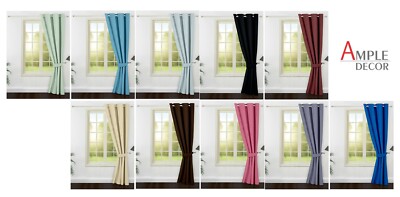 Ample Decor 1 Panel Blackout Curtain (46'' X 63''/84''/95'') Polyester Sun Blocking