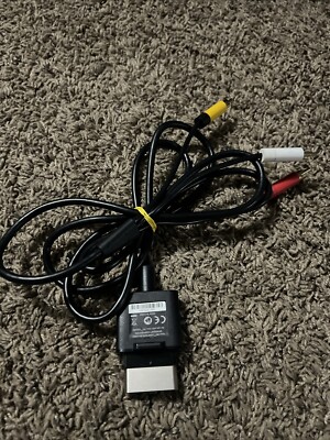 Official OEM Microsoft Xbox 360 AV Composite Audio/Video Cable RCA