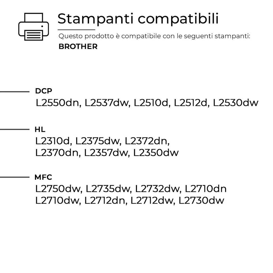 3 TONER TN-2420 COMPATIBILI BROTHER MFC L2710DW L2710DN L2710 L2750DW L2730DW - Immagine 3 di 4