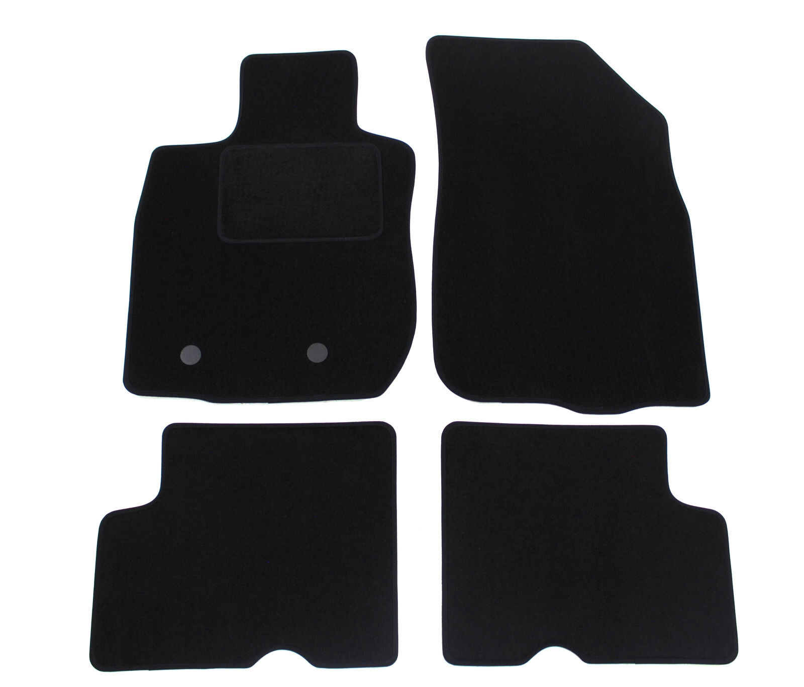 Tapis de sol velours sur mesure Dacia Logan 2008 2009 2010 2011 2012 jeu de tapis auto 4 pieces