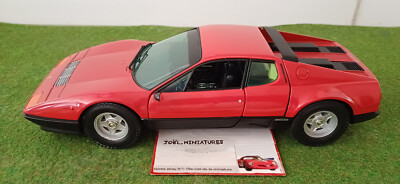 FERRARI 512 BB rouge échelle 1/18 fabrica CHRONO voiture miniature