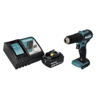 Makita Dhp 483 RT1 Akku Schlagbohrschrauber 18 V 40 Nm + 1X Akku 5,0 Ah + Lader