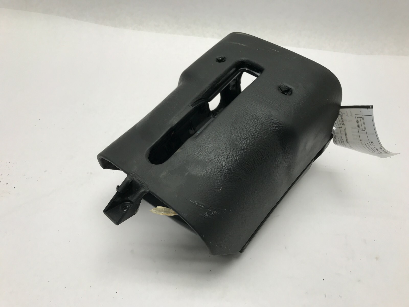 07-16 ASTON MARTIN V8 VANTAGE STEERING COLUMN TRIM SURRROUND LEATHER BLACK 
