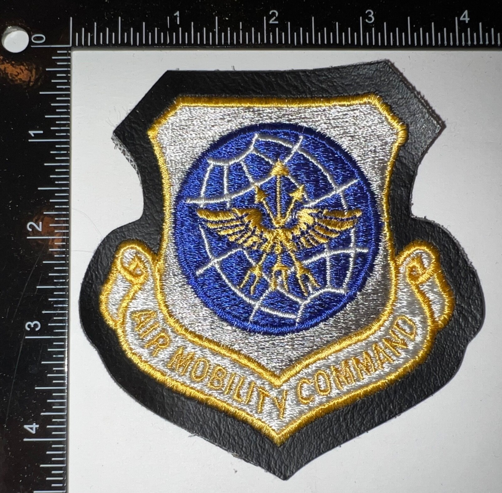 USAF US Air Force Mobility Command Leather Edge A-2 Jacket Patch | eBay