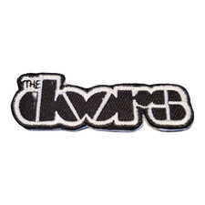 The Doors Logo Patch Embroidered Sew Iron On Rock Roll Retro Music Applique New