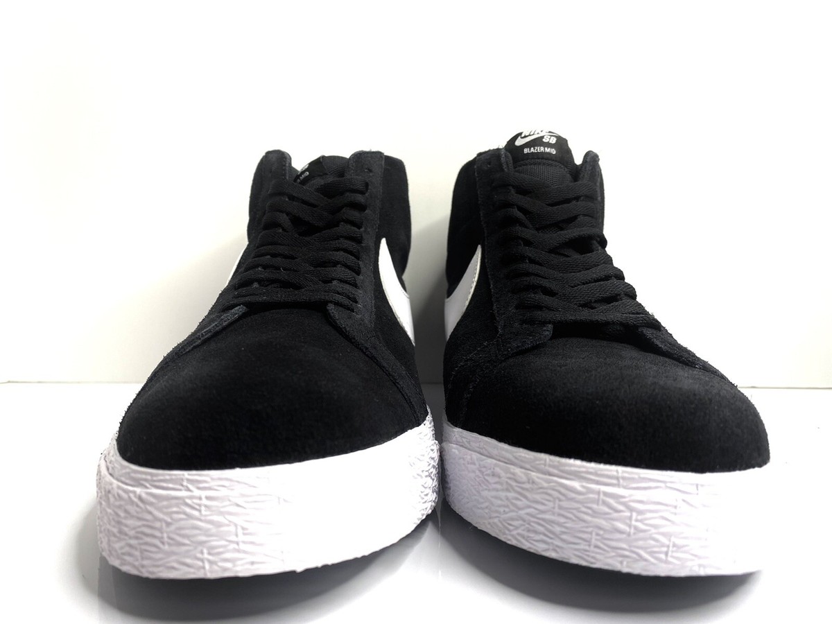 NIKE SB BLAZER ZOOM MID26.5 黒白864349-002 Amazon.com | Nike Mens Sb Zoom Blazer Mid Black/White-White