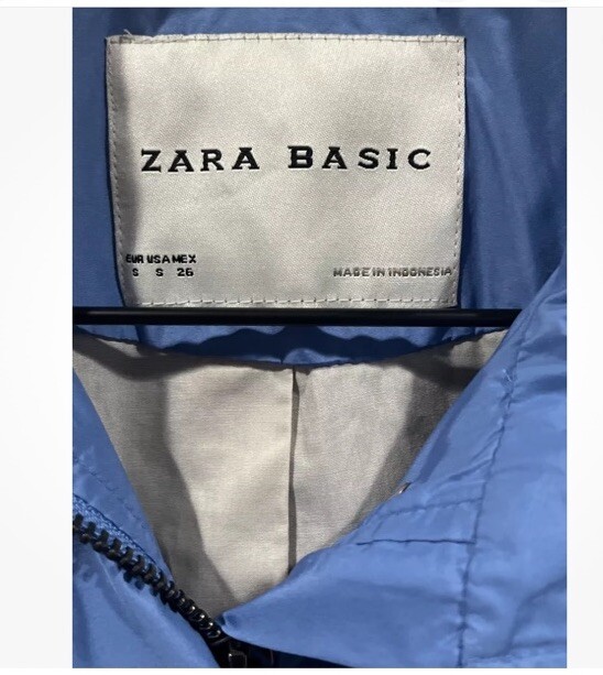 Zara Basic Women’s Blue Lined Jacket Size Small B… - image 8