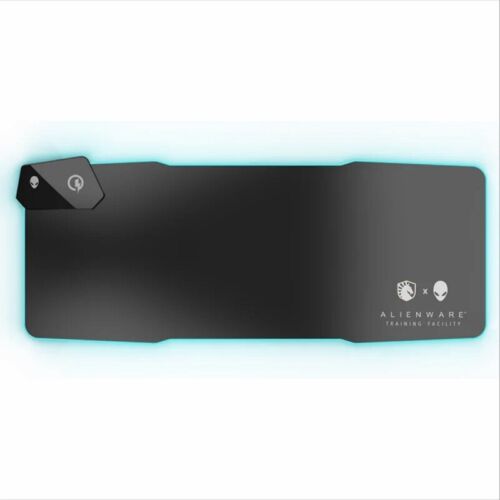 ALIENWARE RGB Game Mouse Pad 15W Qi Wireless Phone Charging Desk New - Picture 2 of 4
