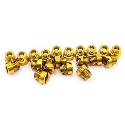 8 Pack Carburetor Main Jets For Holly Carburetor 40-110 1/4"-32 4150 4160 4500 | Brass | 4 In - Foto 6