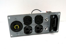 Receptacle Outlet Output Back Panel with Breakers removed from APC DLA3000RM2U
