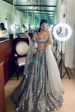 BOLLYWOOD STYLE HEAVY KASTURI SILK LEHENGA CHOLI WITH DUPATTA FOR PARTY