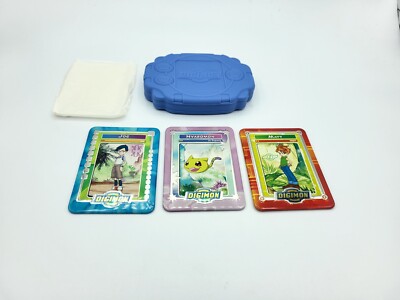 Digimon Taco Bell Metal Cards & Case MINT Matt, Nyaromon, Joe | eBay