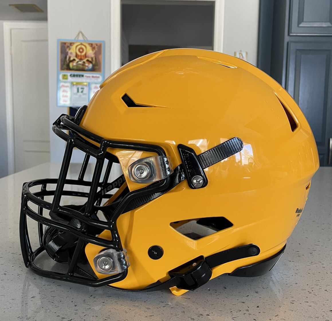 NEW GREENBAY GOLD ADULT LARGE SPEED FLEX FULL SIZE HELMET