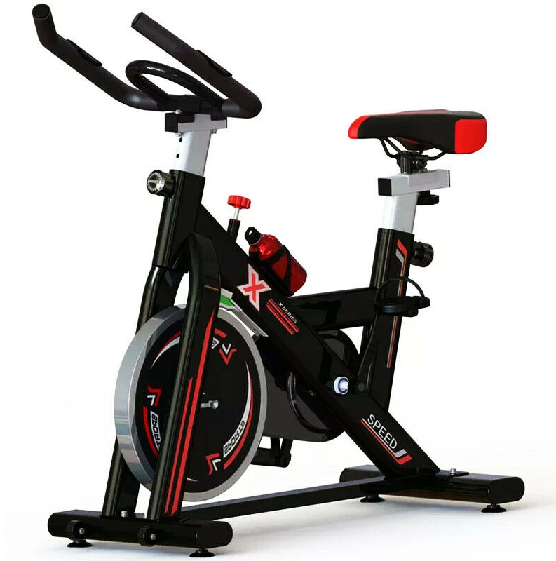 PRO Indoor Cycling Exercise Bike Aerobic Studio Adjustable Cycle Home Cardio LCD - Image 3 of 4