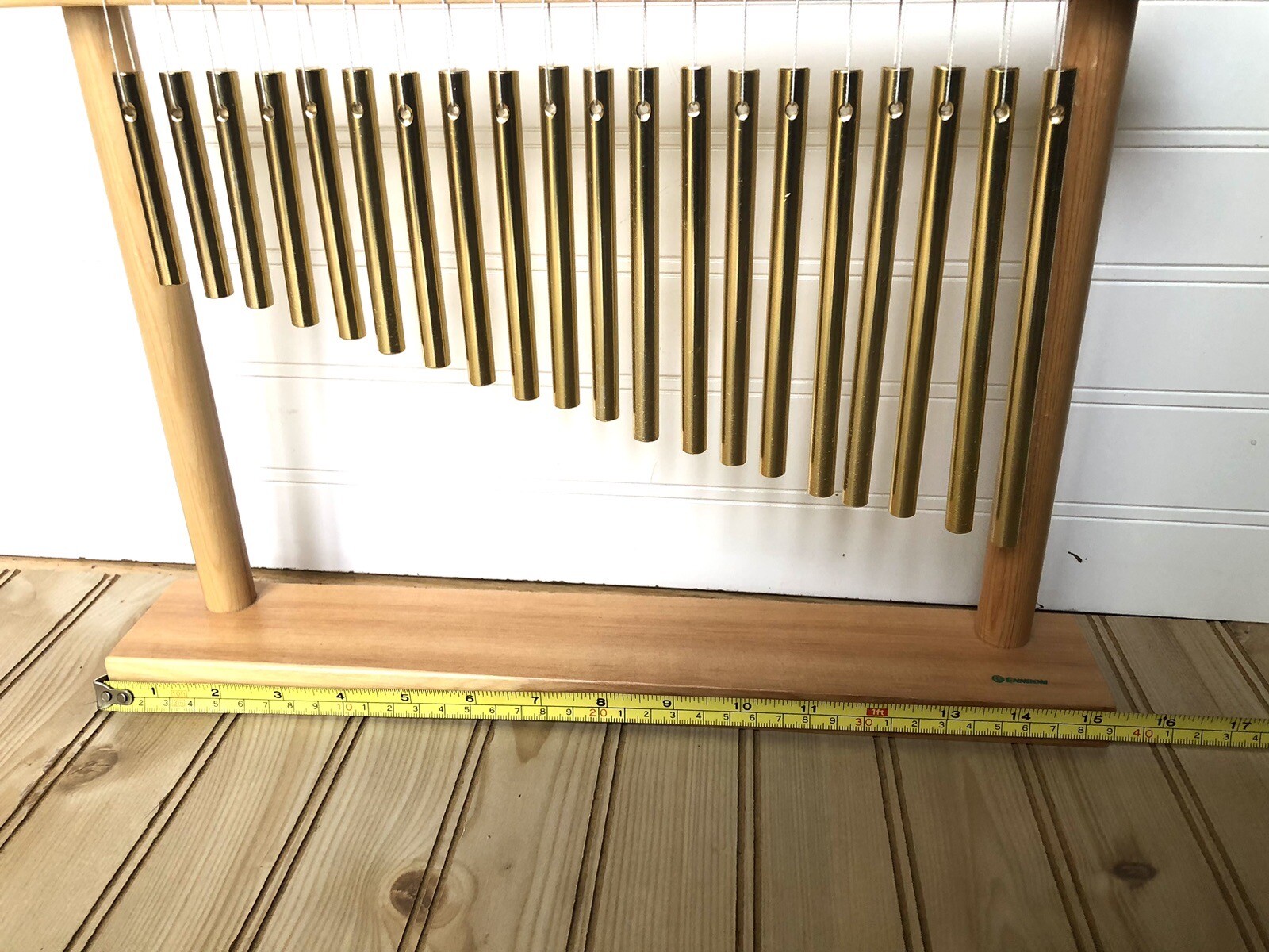 Ennbom Great Shape 20 Bar Single Row Percussion Tabletop Bar Chimes No