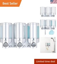 Products Aviva Shower Dispenser 3, Shampoo and Soap Dispenser, 3 x 11 fl. oz....