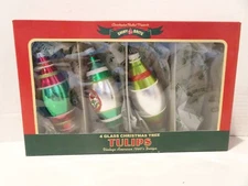 Christopher Radko Shiny Brite Ornament Set of 3 Tulips - 4" 2015 Christmas