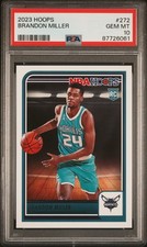 2023 PANINI NBA HOOPS #272 BRANDON MILLER PSA 10