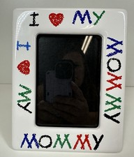 I Love My Mommy Ceramic Photo Frame Kids Family