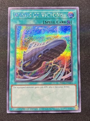 Yu-Gi-Oh x Nike Promo Karte Winds Of Victory Air Max Muscle 95 Zauberkarte