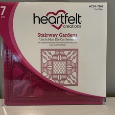 New In PKG Heartfelt Creations Stairway Gardens DIE CUT SET