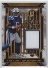 2023 Gold Standard Newly Minted Memorabilia White 35/49 Anthony Richardson 1iu1
